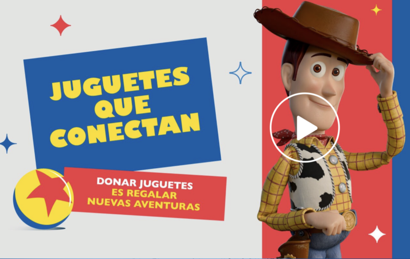 Toy Story 5, donación de jueguetes